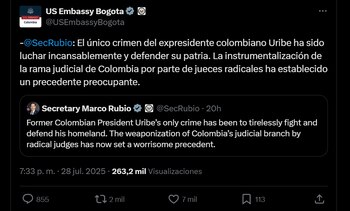 Este fue el mensaje difundido