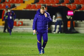 Ronald Koeman tomó el cargo de entrenador en agosto del 2020 (Reuters)