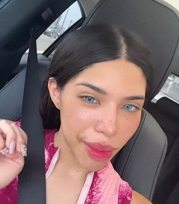 La influencer dejó ver un