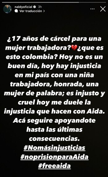 Naldy, novio de Aida Victoria