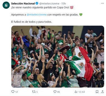 Afición mexicana en la Copa