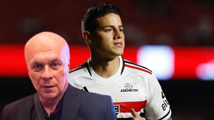 Carlos Antonio Vélez arremetió contra James Rodríguez: “Muy bien manejada la imagen, ojalá fuera así también en lo futbolístico”