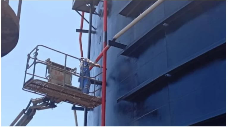 CUPET explicó que los depósitos de crudo cubano concentran azufre elemental en sus techos y que el oxicorte puede provocar su combustión.