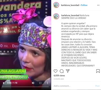 Karla Luna nunca ocultó que