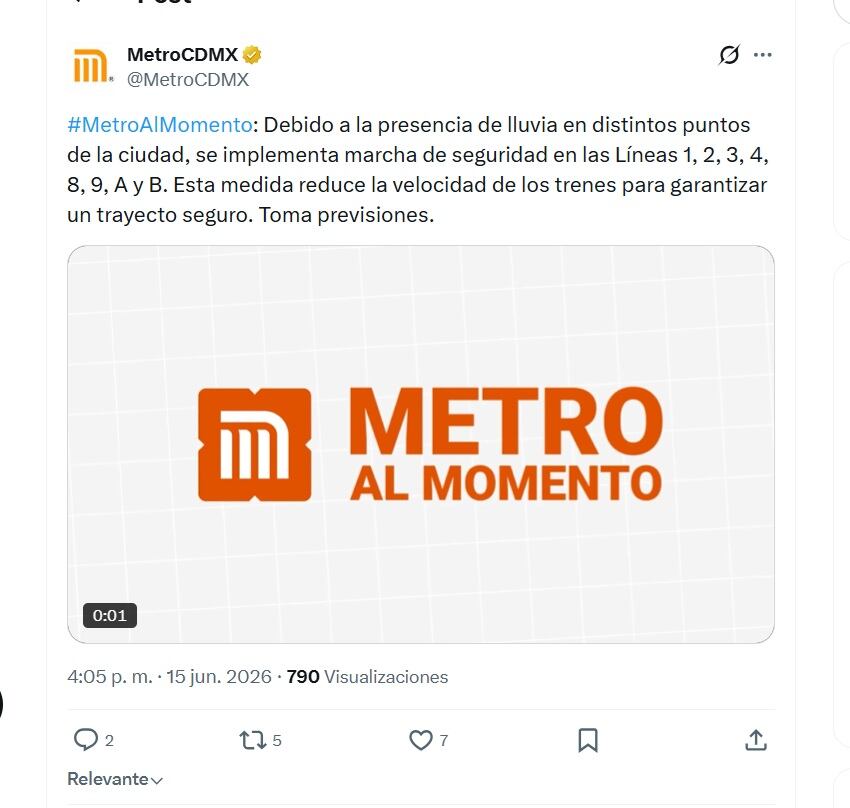 (X/ @MetroCDMX)