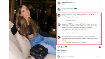 Ana Paula Consorte recibió elogios