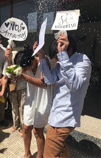 Nahuel Olea y Luz Campos