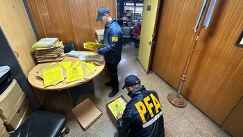 Allanaron la municipalidad de San