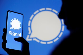 El logo de Signal en