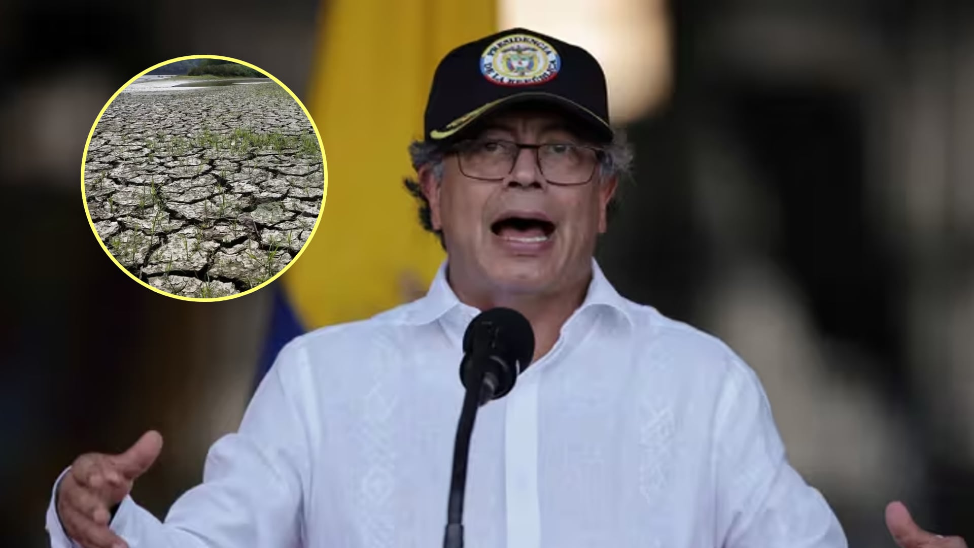 En Colombia, el fenómeno de El Niño estuvo asociado a un incremento en las temperaturas y a una disminución de las lluvias - crédito Luisa Gonzalez y John Vizcaino/REUTERS