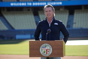 El gobernador de California, Gavin