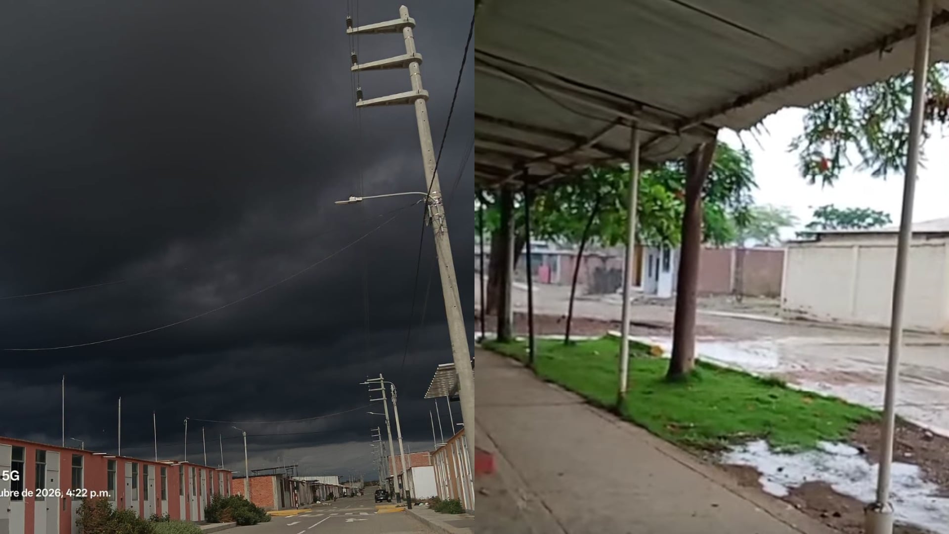 Piura y Tumbes afrontan su tercer día de lluvias y Senamhi alerta sobre nuevas precipitaciones hasta el jueves 29 de octubre