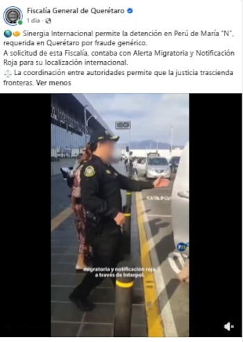 (Facebook Fiscalía General de Querétaro)