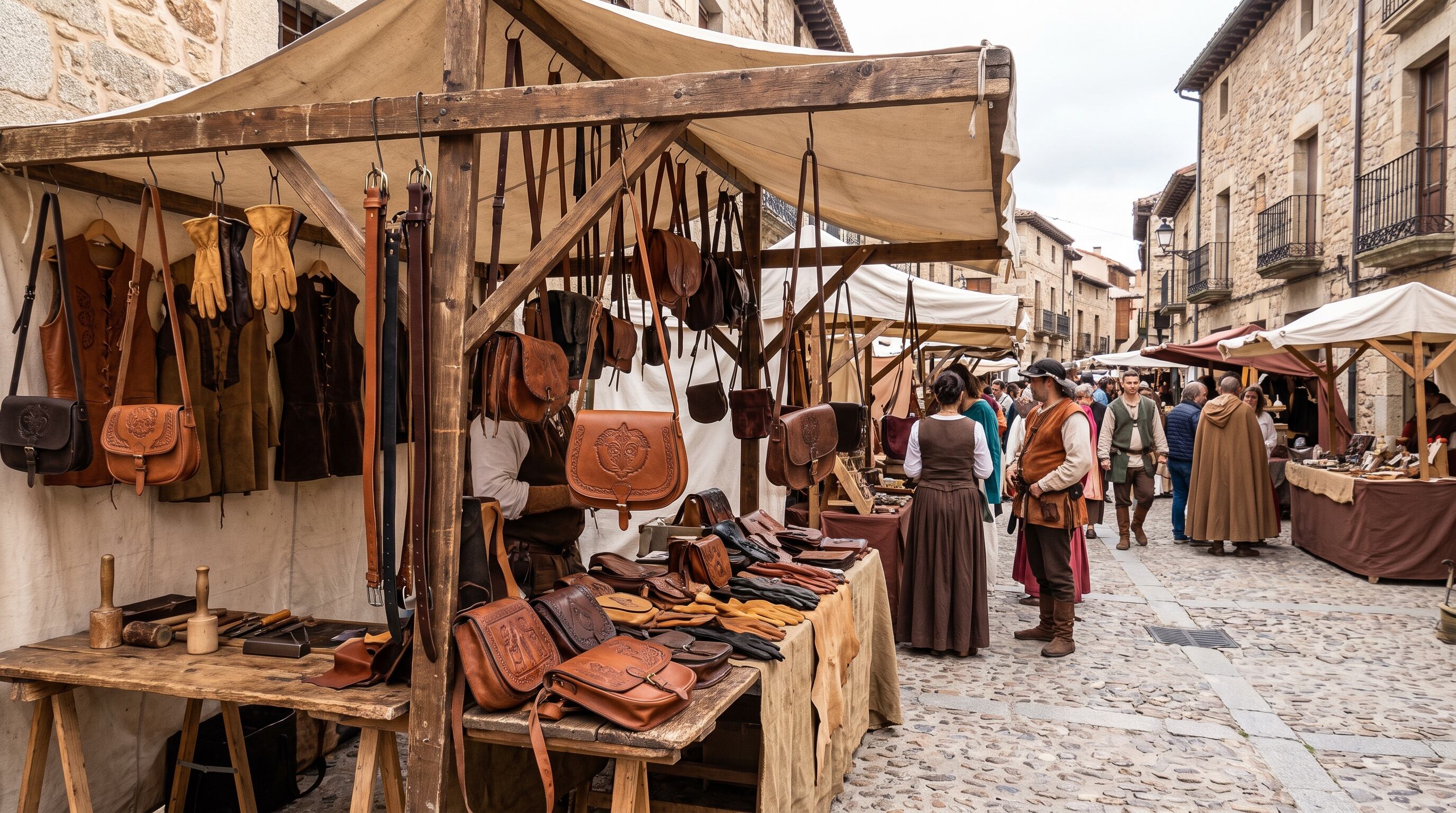 Desde las especias, al vino, queso, hasta la marroquinería, cientos de puestos se congregan en Alcalá de Henares entre el 8 y 12 de octubre. (Imagen Ilustrativa Infobae)