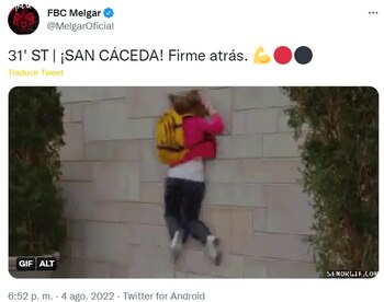 San Cáceda (Foto: Twitter FBC