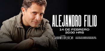 Alejandro Filio se presentará el