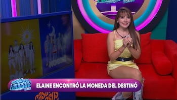 La actriz encontró la moneda