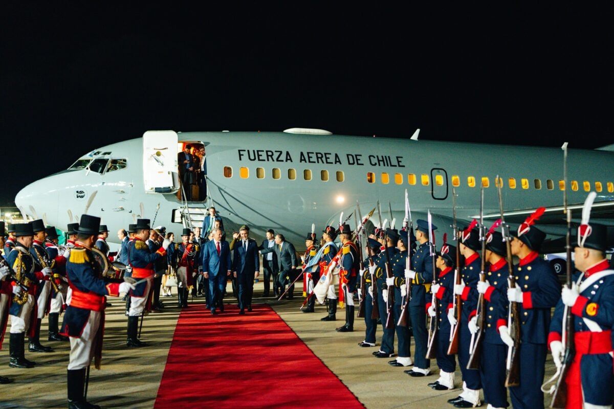 La recepción con honores de José Antonio Kast en Buenos Aires