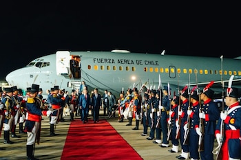 La recepción con honores de José Antonio Kast en Buenos Aires