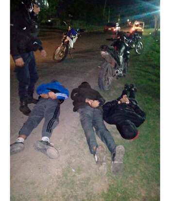 Los menores luego de la