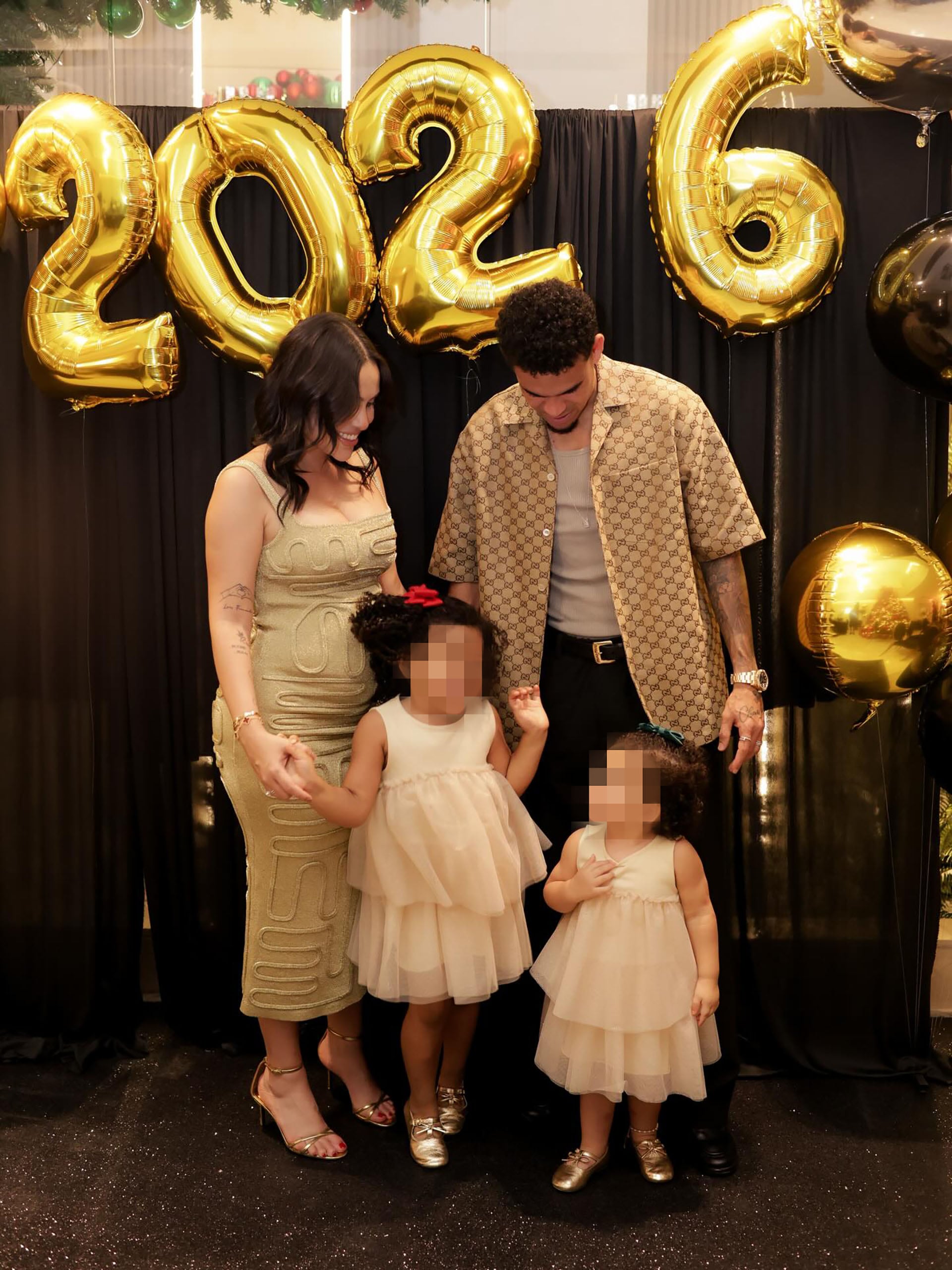 Luis Díaz festejó junto a su familia