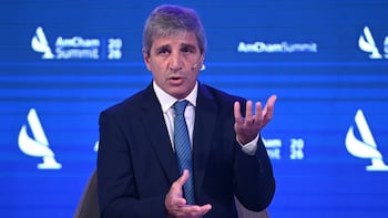 El ministro de Economía, Luis Caputo (Maximiliano Luna)