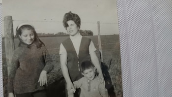 Roque y Ana, acompañados por