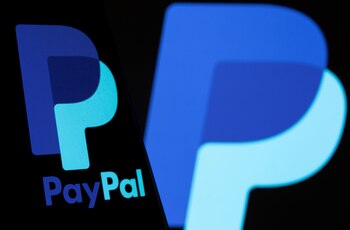 The PayPal logo is seen