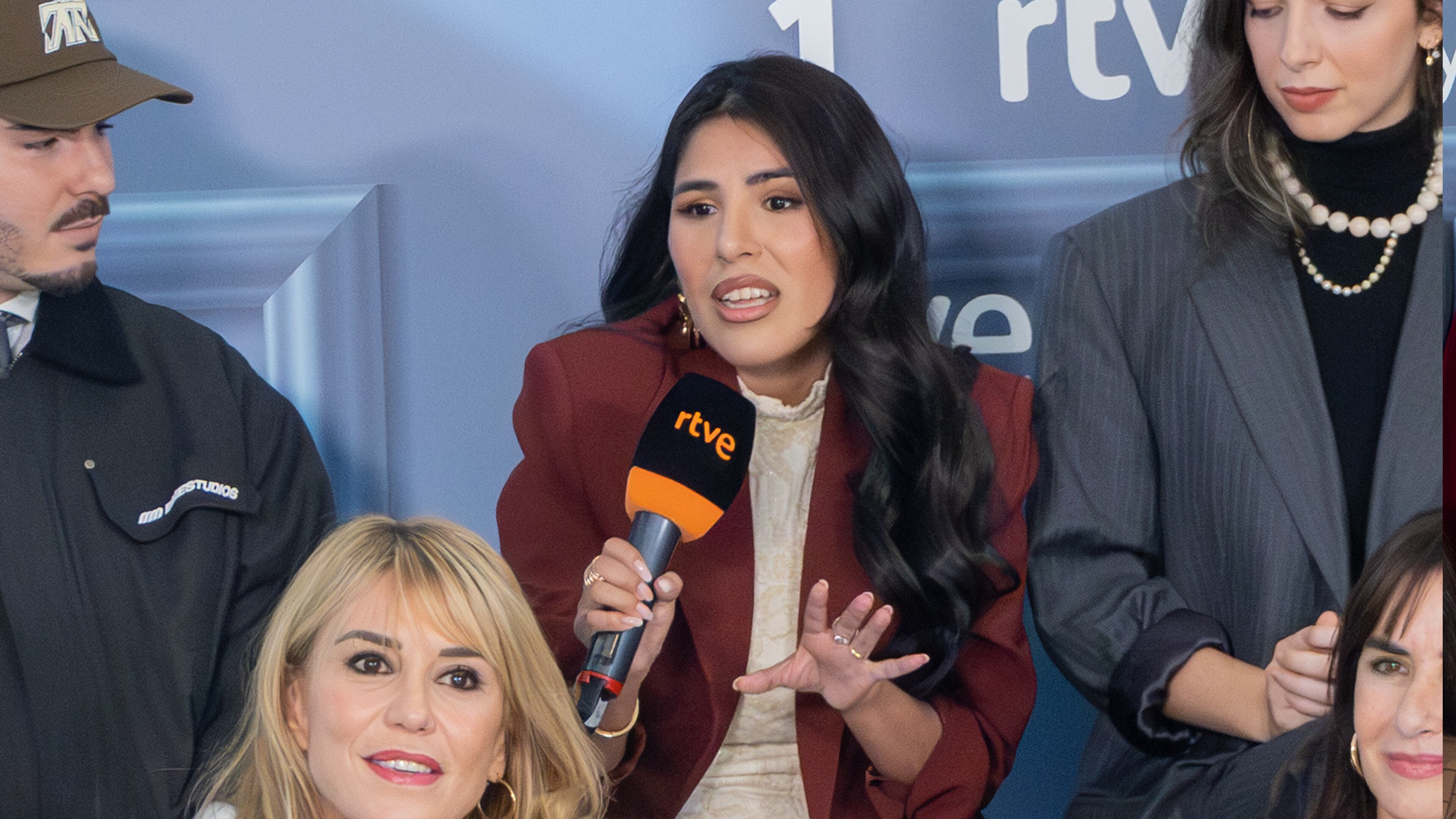 Isa Pantoja en la presentación del nuevo programa de 'DecoMasters' (Alejandro Higuera López / Infobae)