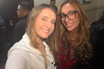 Paloma Valencia con Katherine Miranda