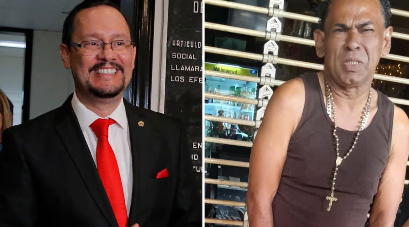 Celso Gamboa (izquierda) y Edwin López, alias