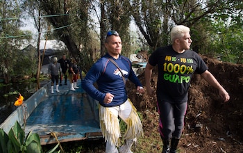 El luchador mexicano Shocker cuenta