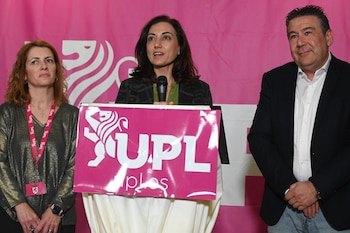 La candidata a la presidencia