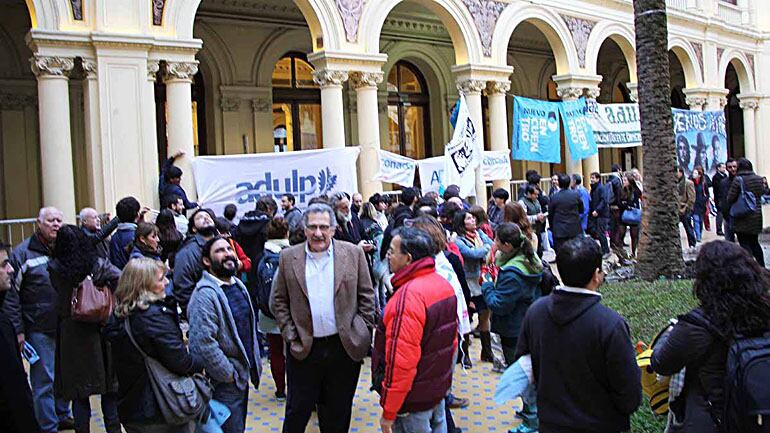 Carlos de Feo, secretario general de CONADU, en una imagen de archivo