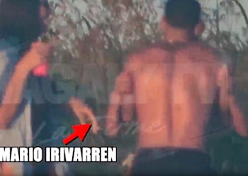 Mario Irivarren en polémica juerga:
