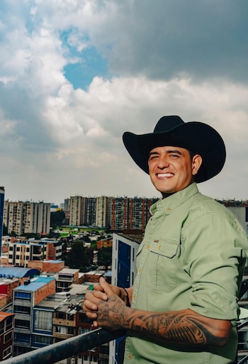 El cantante de múisica regional