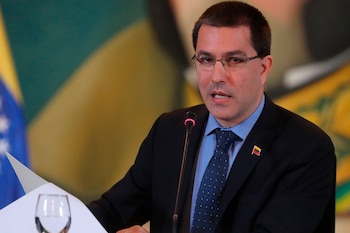 En la imagen el canciller de Venezuela, Jorge Arreaza. EFE/ Miguel Gutiérrez/Archivo