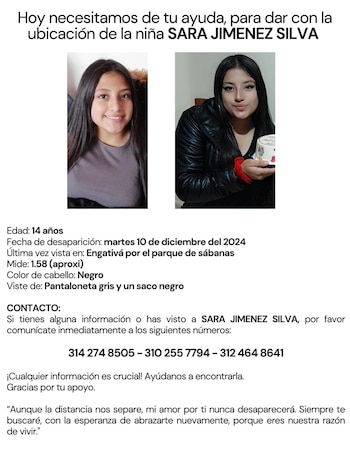 La joven desapareció la mañana