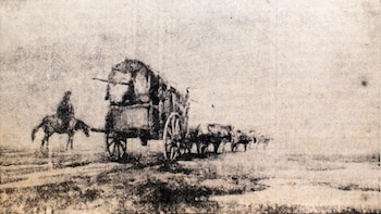Viajes en carreta en el 1800