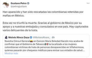 El presidente Gustavo Petro reiteró