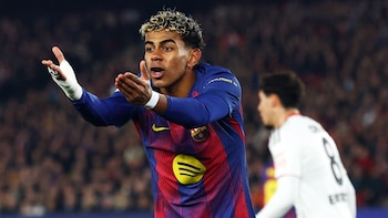 El delantero se mostró molesto