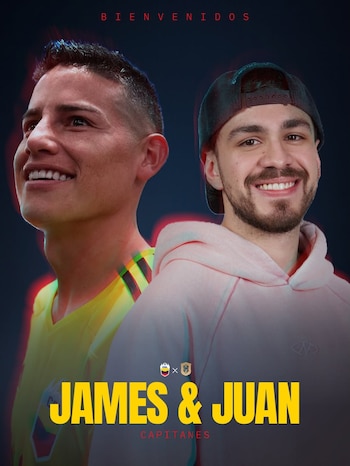 James Rodríguez y Juan Guarnizo