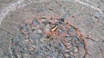 Uno de los casquillos en