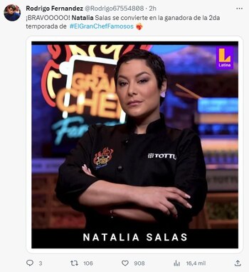 La reacción de los cibernautas