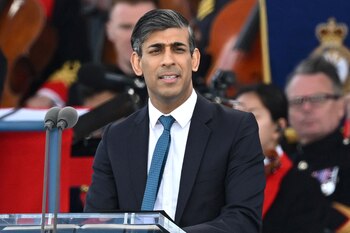 El Primer Ministro británico Rishi Sunak (Leon Neal/REUTERS)