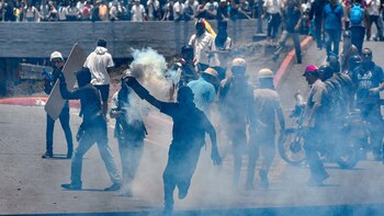 Protestas contra el régimen de