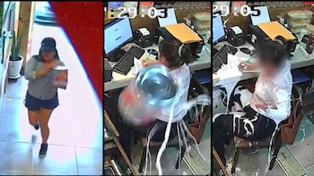 Mujer no quiso pagar 1/4