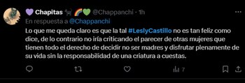 Lesly Castillo recibe críticas en