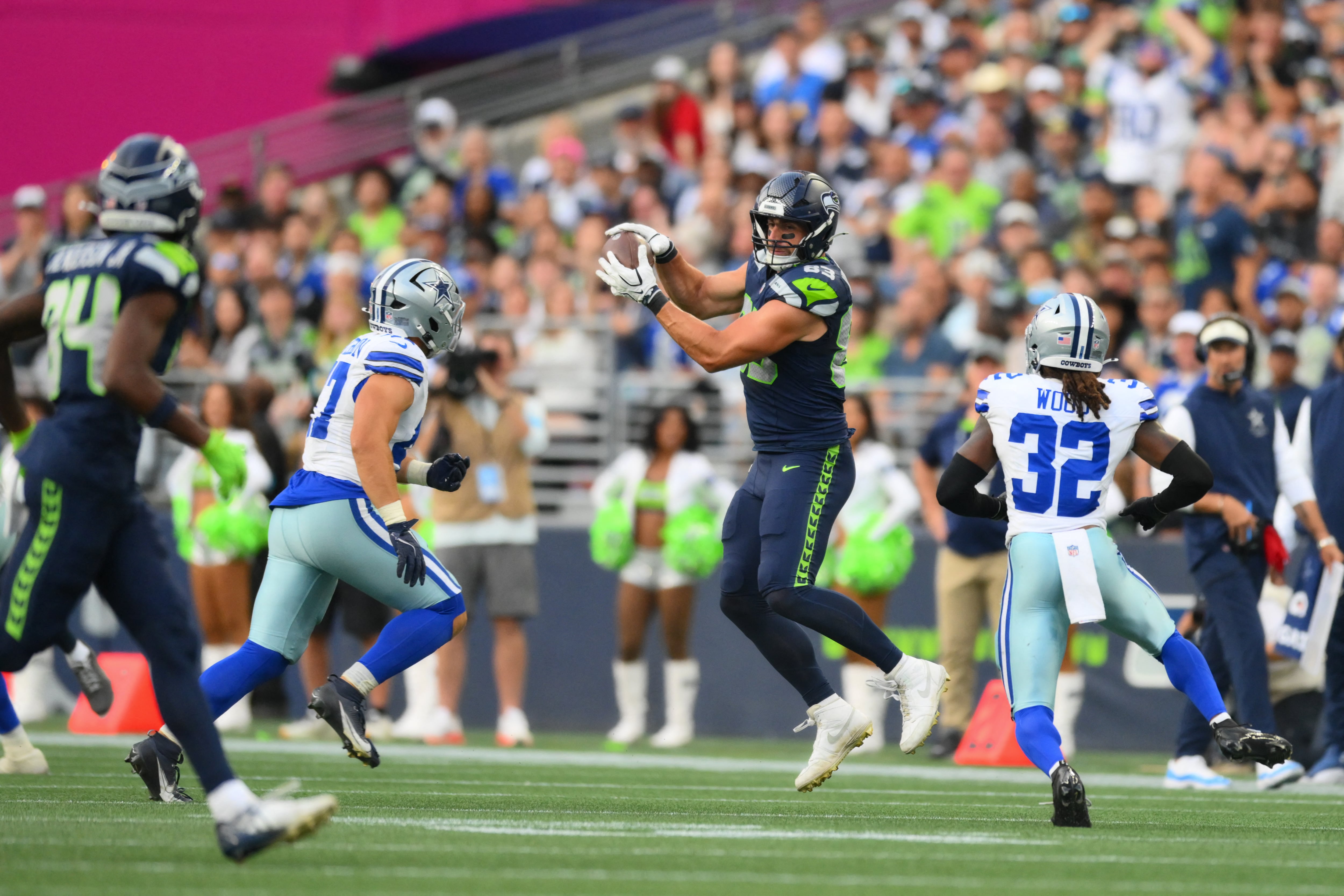 Los aficionados podrán disfrutar de la NFL Experience durante la primera semana de temporada. (Steven Bisig-Imagn Images)