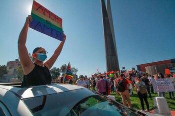 Integrantes de la comunidad LGBT